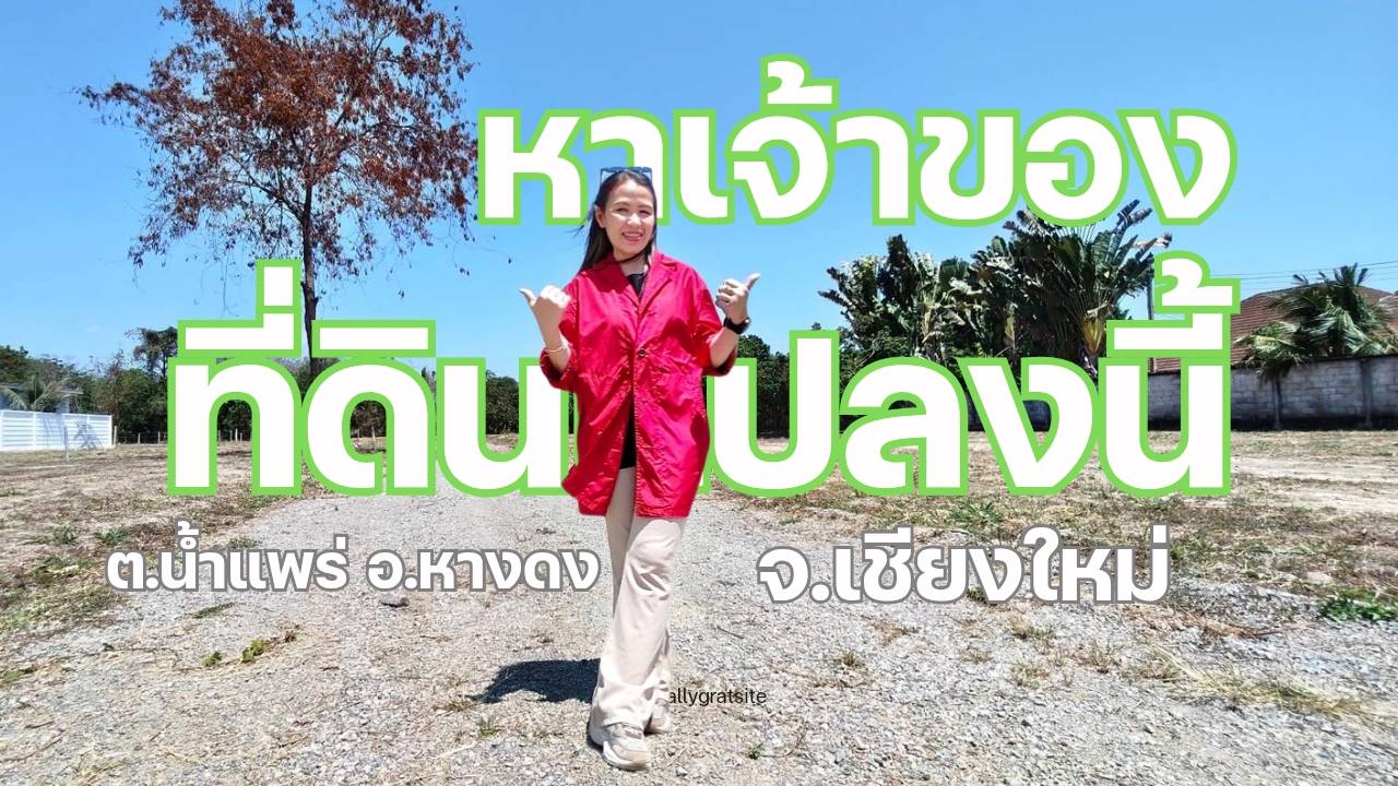 ขายที่ดินเชียงใหม่ ทำสวน สร้างบ้าน